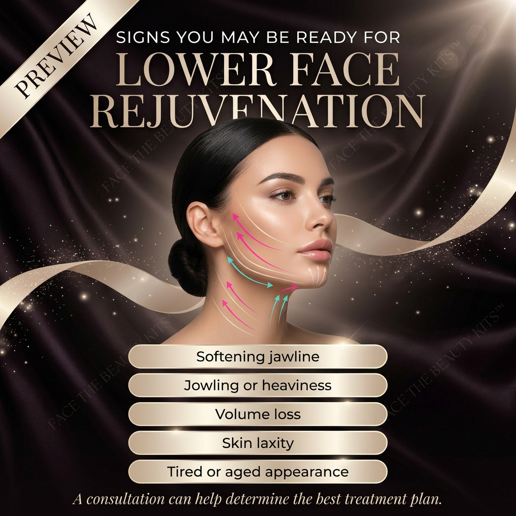 Champagne Lift preview post — signs you may be ready for lower face rejuvenation