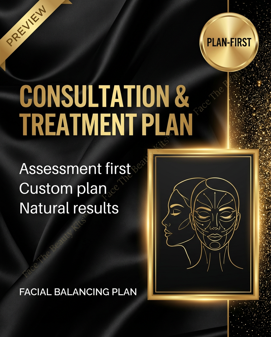 Onyx + Gold preview post — consultation and treatment plan